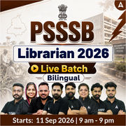 PSSSB Librarian 2026 Live Batch | Bilingual | Online Live Classes By Adda 247