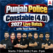 Punjab Police Constable (4.0) 2027 Live Batch with Test Series | Bilingual | Online Live Classes by Adda 247