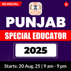 Punjab Special educator 2025 | Bilingual | Online Live Classes by Adda 247