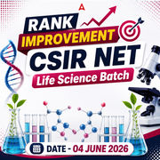 RANK IMPROVEMENT CSIR NET LIFE SCIENCE BATCH | BY ADDA247