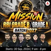 MISSION RBI GRADE B/ GRADE A BATCH 2027 | Online Live Classes by Adda 247