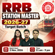 RRB Station Master 2026-27 Target Batch  | Hinglish | Online Live Classes By Adda247