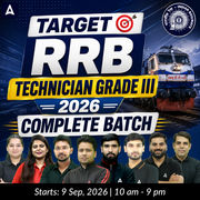 RRB Technician Grade III - 2026 Complete Target Batch | Hinglish | Online Live Classes by Adda 247