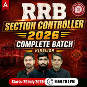 RRB Section Controller 2026 Complete Batch with eBooks and Test Series | Hinglish | Online Live Classes By Adda247