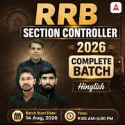 RRB Section Controller 2026 Complete Batch with eBooks and Test Series | Hinglish | Online Live Classes By Adda247