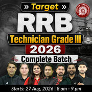 RRB Technician Grade III - 2026 Complete Target Batch | Hinglish | Online Live Classes by Adda 247