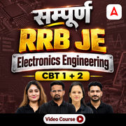 सम्पूर्ण | RRB JE Electronics Engineering | CBT 1 + 2 | Complete Video Course by Adaa 247