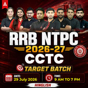 RRB NTPC - Commercial cum Ticket Clerk (CCTC) 2026 - 27 Complete Batch | Hinglish | Online Live Classes By Adda247