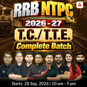 RRB NTPC - T.C./T.T.E. 2026 - 27 Complete Batch | Hinglish | Online Live Classes By Adda247