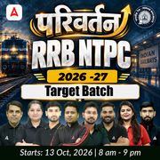 RRB NTPC 2026 - 27 परिवर्तन- Parivartan - Target Batch with Test Series and eBook | Hinglish | Online Live Classes By Adda247