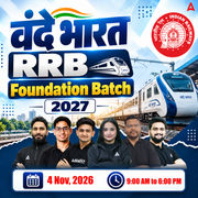 वंदे भारत 2027 | RRB Foundation Batch | Online Live Classes by Adda 247