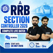 RRB Section Controller 2026 Complete Live Batch | Bilingual | Online Live Classes by Adda 247