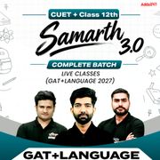 Samarth 3.0 CUET GAT+Language 2027 Batch (Live Classes)