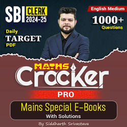 Maths Cracker Pro Mains eBook for SBI CLERK MAINS 2024-25 (English Medium) by Adda247