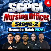 SGPGI Nursing Officer Stage-2 Recorded Batch 2026 | Online Live Classes by Adda 247