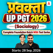 प्रवक्ता  | UP PGT 2026 | Sociology Complete Foundation Batch With Test Series | Online Live Classes by Adda247