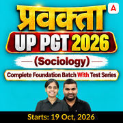 प्रवक्ता  | UP PGT 2026 | Sociology Complete Foundation Batch With Test Series | Online Live + Recorded Classes by Adda247