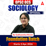 SOCIOLOGY OPTIONAL OPSC OCS MAINS EXAM BATCH | Online Live Classes By Adda247