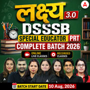 लक्ष्य 3.0 | DSSSB Special Educator PRT Complete Batch 2026 | Online Live by Adda247