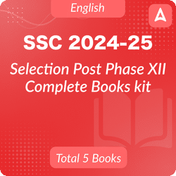 SSC Selection Post Phase-XII 2024-25 Complete Books Kit (English Printed Edition)