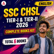 SSC CHSL Tier I + II 2026 Complete Books Kit (English Printed Edition) By Adda247