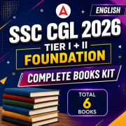 SSC CGL Tier I + II Foundation 2026 Complete Kit (English Printed Edition) By Adda247