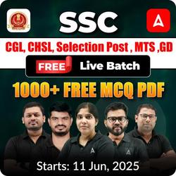 SSC CGL, CHSL, Selection Post, MTS, GD Free Live Batch | Bilingual | Online Live Classes By Adda247