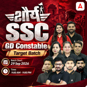 SSC GD Constable - शौर्य Target Batch with Test Series and Ebook for 2026-27 Exams | Hinglish | Online Live Classes By Adda247