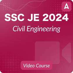 SSC JE 2024 CIVIL ENGINEERING | Video Course By Adda247