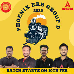 Phoenix RRB Group D 2025 Foundation Batch  | Includes Tamil Printed Edition (4000+MCQ PYQ) | Online Live Classes by Adda 247