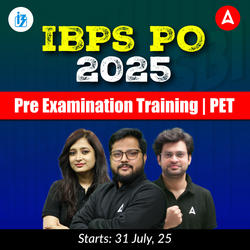 IBPS PO 2025 | Pre Examination Training | PET | Online Live Classes by Adda 247