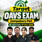 Target OAVS Exam Foundation Batch (Compulsory Part) | Online Batch By Adda247