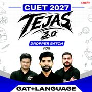 TEJAS 3.0 CUET GAT+ Language 2027 DROPPER BATCH (Live Classes)
