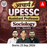 आचार्य | UPESSC Assistant Professor Sociology Complete Batch Live + Recorded Classes by Adda247