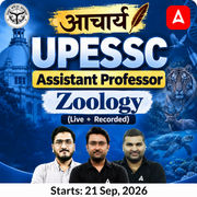 आचार्य | UPESSC Assistant Professor Zoology Complete Batch | Online Live +Recorded Classes by Adda247