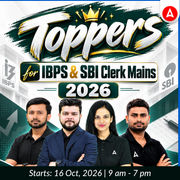 Toppers for IBPS & SBI Clerk Mains 2026 | Online Live Classes by Adda 247