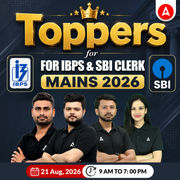Toppers for IBPS & SBI Clerk Mains 2026 | Online Live Classes by Adda 247