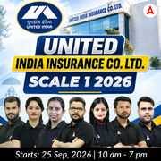 UNITED INDIA INSURANCE CO. LTD. (SCALE 1 )BATCH 2026 | Online Live Classes by Adda 247