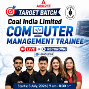 Target Batch : Coal India Limited | Computer Science Engineering 2026 | Complete Live + Recorded Batch By Adda 247