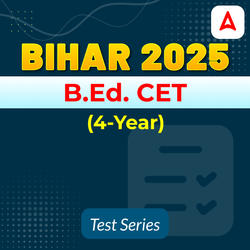 Bihar B.Ed. CET (4-year) Mock Test 2025