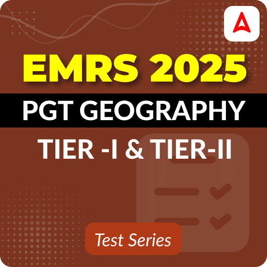 EMRS PGT Geography Mock Test 2025