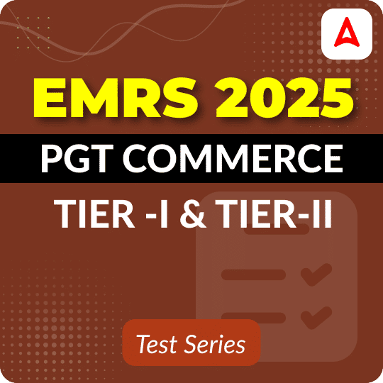 EMRS PGT Commerce Mock Test 2025
