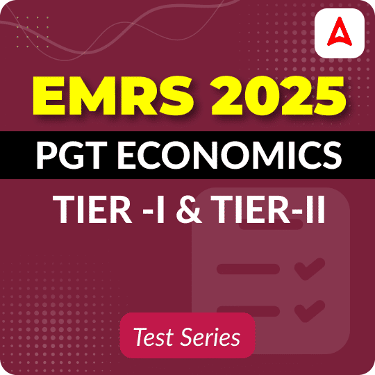 EMRS PGT Economics Mock Test 2025