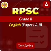 RPSC Grade II English (Paper I & II) Mock Test 2025