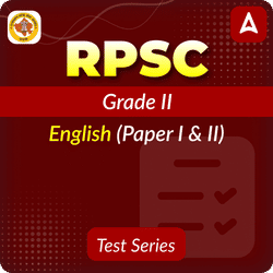 RPSC Grade II English (Paper I & II) Mock Test 2025