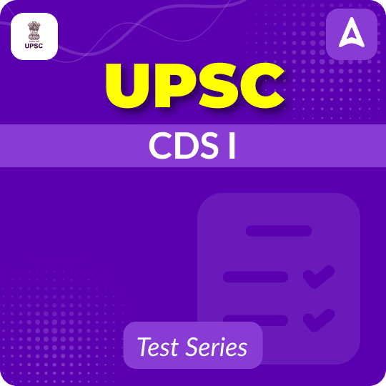 UPSC CDS I Mock Test 2024