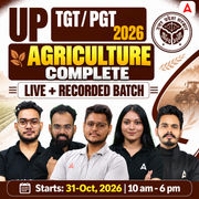 UP TGT / PGT 2027 Agriculture Complete Batch | Hinglish | Online Live Classes By Adda247