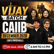 Vijay Batch l CAIIB December 2026 (Billingual) | Online Live Classes by Adda 247