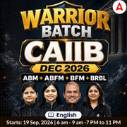Warrior Batch – DEC 2026 l ABM+ABFM+BFM+BRBL l English | Online Live Classes by Adda 247