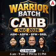 Warrior Batch – DEC 2026 l ABM+ABFM+BFM+BRBL l English | Online Live Classes by Adda 247